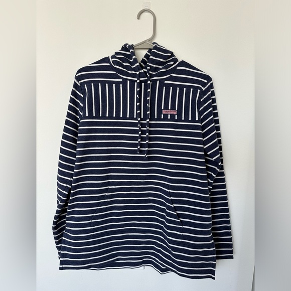 Vineyard Vines Navy Striped Sweatshirt - Picture 3 of 5